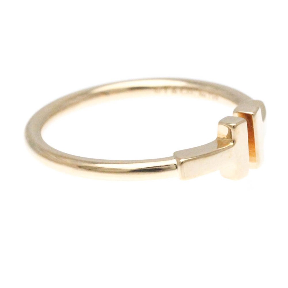 Tiffany T Wire Ring Pink Gold (18K) Fashion No Stone Band Ring Pink Gold - Picture 5 of 8